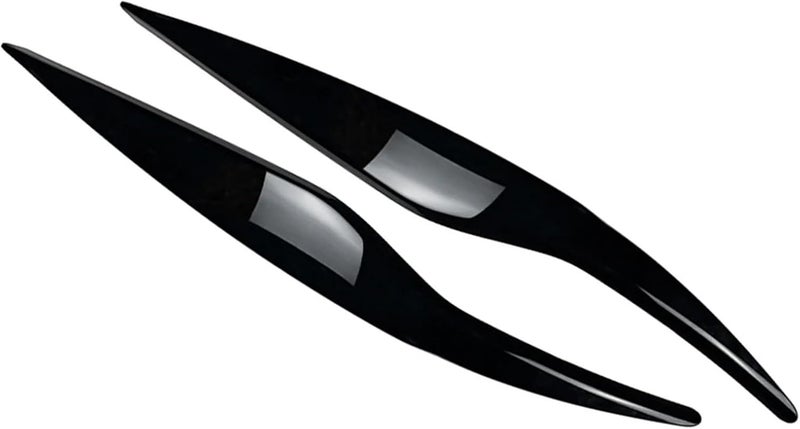 Vuzmode Glossy Black Headlight Eyelids for Ford Fiesta MK6 - Image 1