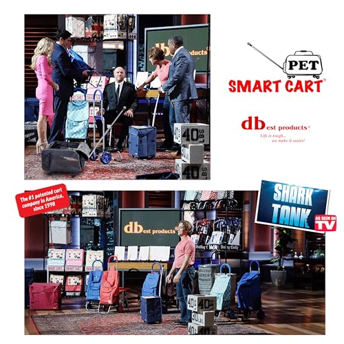 dbest products Pet Smart Cart, Medium, Black, Rolling Carrier with wheels soft sided collapsible Folding Travel Bag, Dog Cat Airline Approved Tote Luggage backpack - Image 5