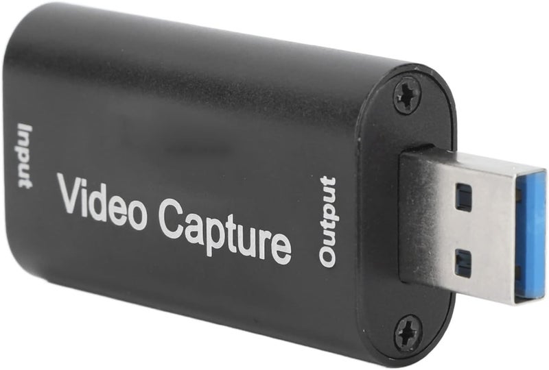 واجهة متعددة الوسائط عالية الدقة (HD Multimedia Interface) لبطاقة التقاط الفيديو عبر USB، بدقة 4K 1080P ومعدل 30 إطارًا في الثانية، تدعم التقاط الصوت والفيديو في الوقت الفعلي، مع دعم للتوصيل والتشغيل الفوري (Plug and Play) لأجهزة الكمبيوتر والهواتف المحمولة. - Image 3