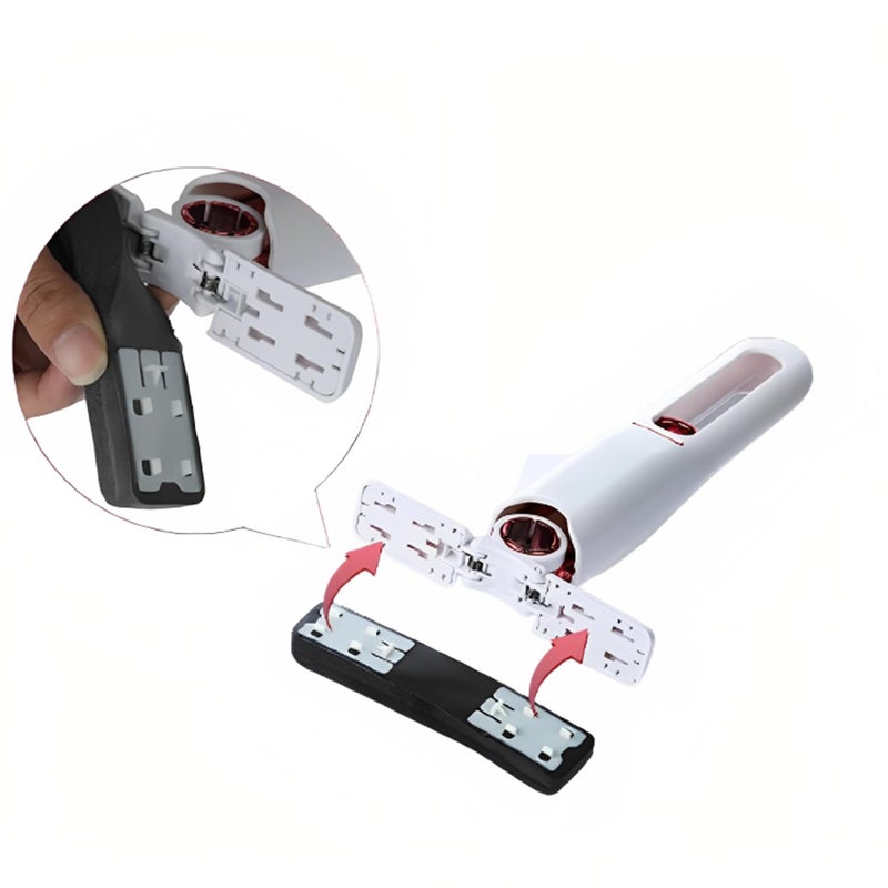 Whitecloud TRANSFORMING HOMES Whitecloud TRANSFORMING HOMES Multi-Functional Hand-Free Mini Mop Effective Household and Car Cleaning for Bathrooms, Kitchens, Desktops, and Glass Surfaces (White, MM-1)  - Image 4