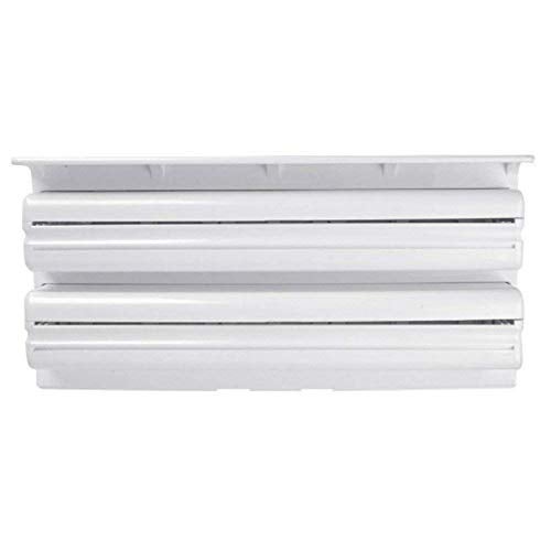 AOOMI Triple Paper Dispenser | 3 in 1 Foil, Cling Film, Tissue Paper Roll Holder for Kitchen with Spice Rack - White Countertop Plastic Paper Dispenser - Image 4