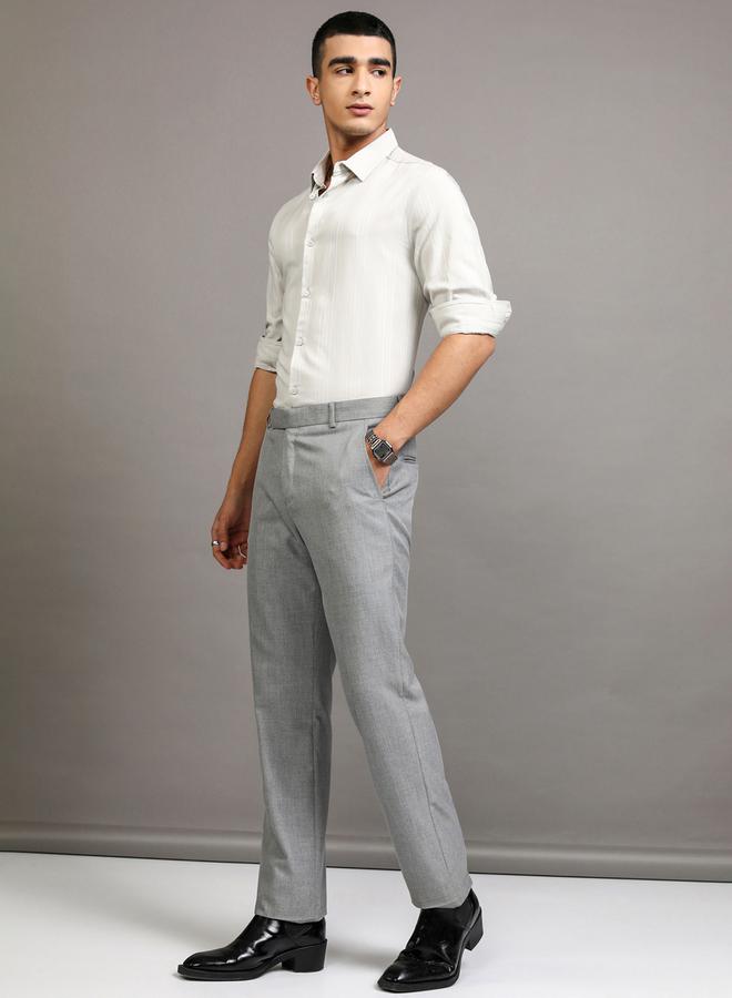 HIGHLANDER Slim Fit Striped Collared Shirt - Image 2