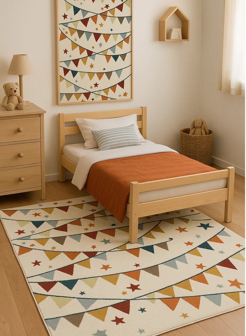 لوفت TAMARAI، سجادات غرفة المعيشة على الطراز الحديث، سجادات أرضية ناعمة، سجادات سجاد، وسائد أريكة غير قابلة للانزلاق، سجادات غرفة المعيشة القابلة للغسل، مقاس 200 × 285 سم، متعدد الألوان - 8426-GB4-Y - Image 1