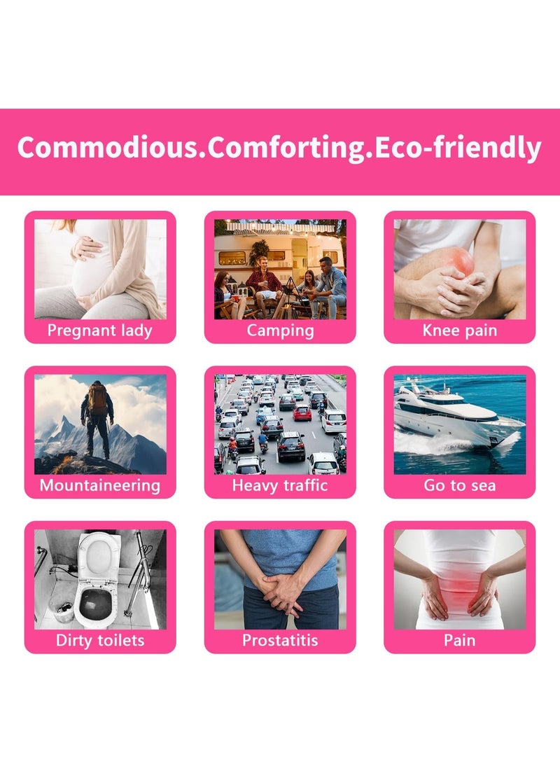 شوليباو قمع مبولة للاستخدام مرة واحدة مكون من 20 قطعة، ورق مقاوم للماء، رأسي مانع للتسرب، مناسب للتخييم والسفر والمراحيض العامة والنساء والحوامل والأفراد المصابين والأطفال. - Image 3