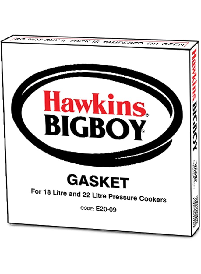 هوكينز حلقة مانعة للتسرب لطناجر الضغط بيج بوي سعة 18 لترًا و22 لترًا، لون أسود - Image 1