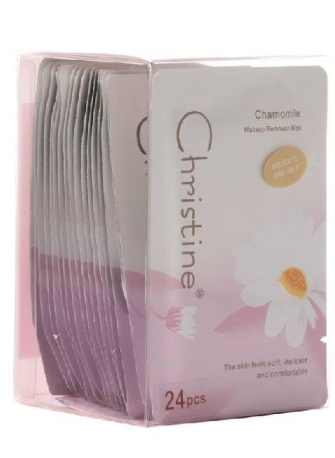 كريستينا مناديل فاخرة لتنظيف البشرة وازالة المكياج 24منديل - Image 1