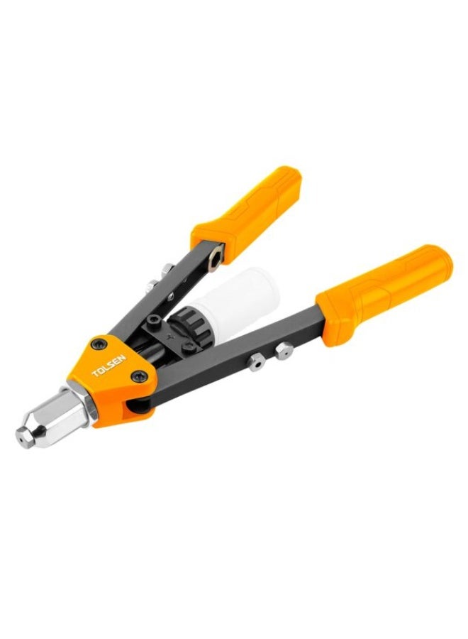 Tolsen 43096 Industrial Hand Riveter 13-Inch Heavy Duty Pulling Gun with 5 Nosepieces - Image 2