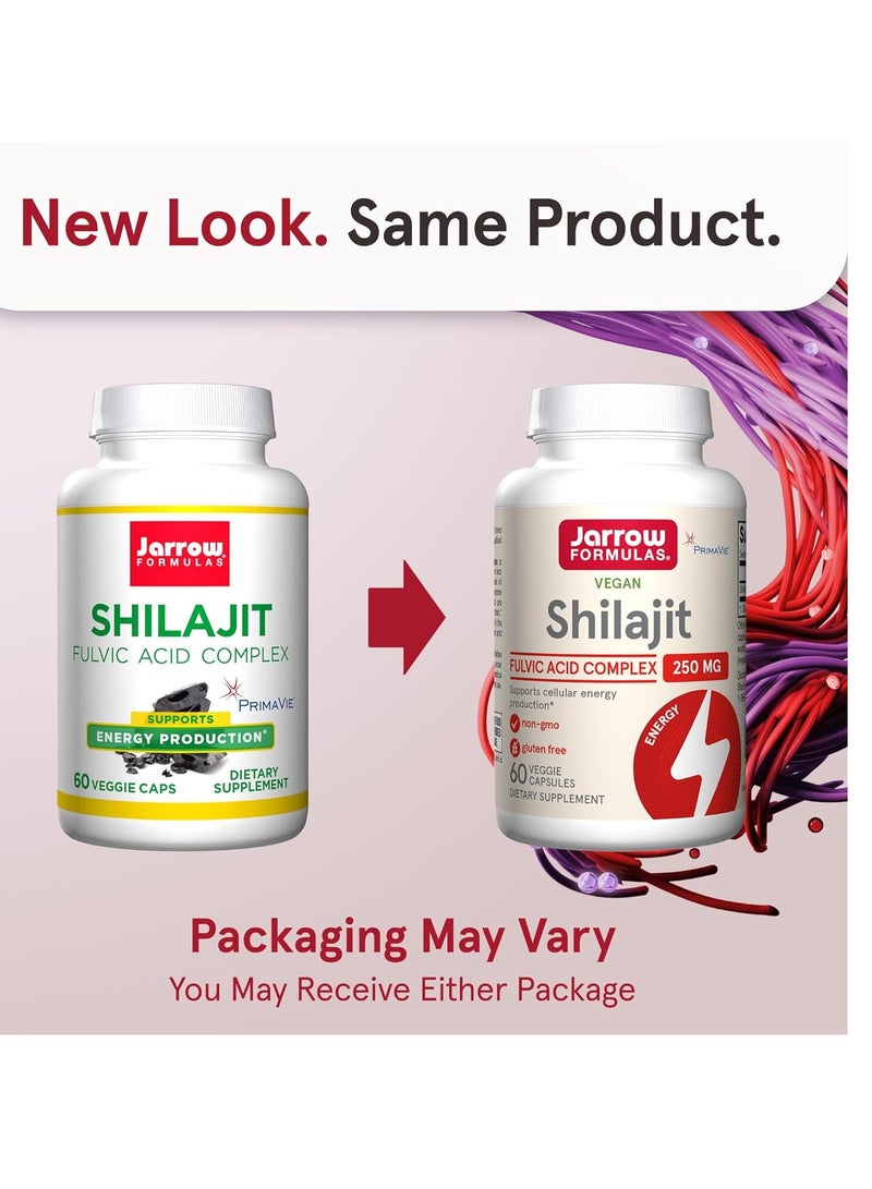 jarrow formulas Shilajit 250 mg, Dietary Supplement 60 Veggie Capsules, 60 Day Supply packing may vary - Image 2