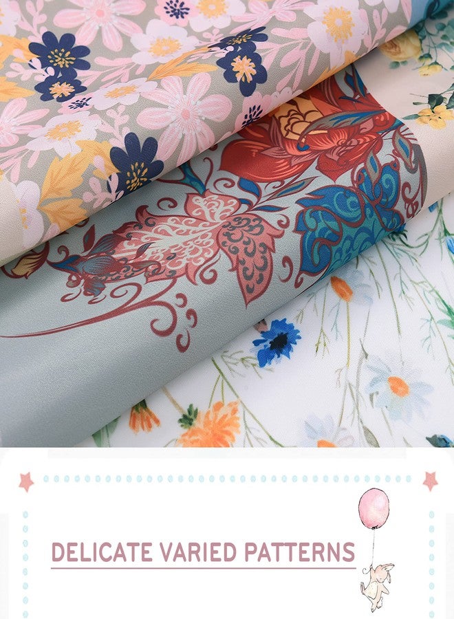 KGORGE Patchwork Design Blooming Splicing Flowers Print Paisley Pattern Bathroom Curtains for Shower Curtains Shabby Chic Cottage Vintage Style - Image 4