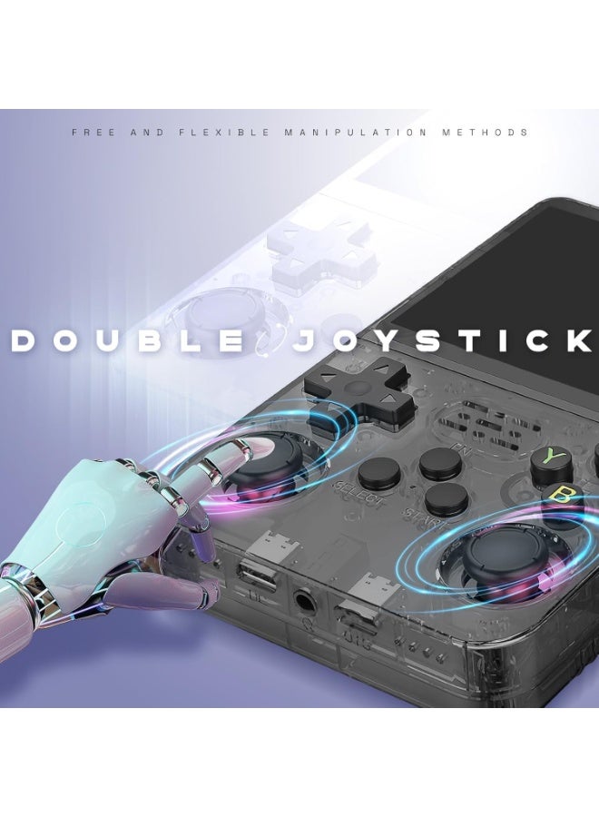 ELTRAZONE R36S Retro Handheld Video Game Console with 3.5-Inch Display, Long-Lasting Rechargeable Battery, Portable Classic Gaming System with Thousands of Built-In Games – Compact Handheld Console - Image 3