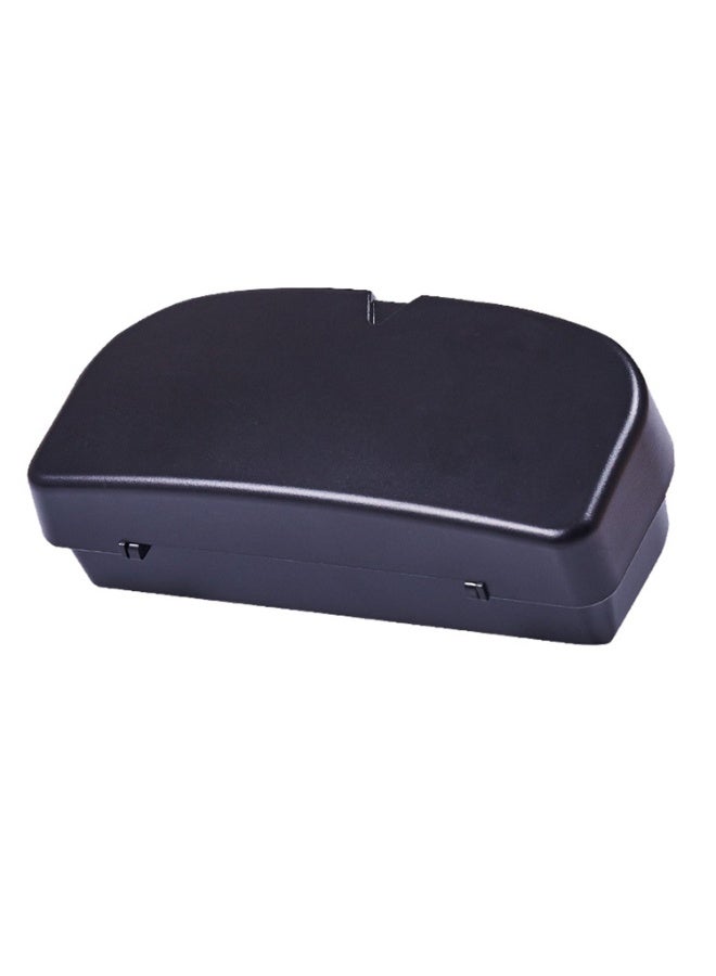 Car Sun Visor Sunglasses Holder, Universal Clip-on No Damage Auto Glasses Storage Box with 2 Fixed Clips, Shockproof Interior Eyeglasses Case Car Accessory - Image 5