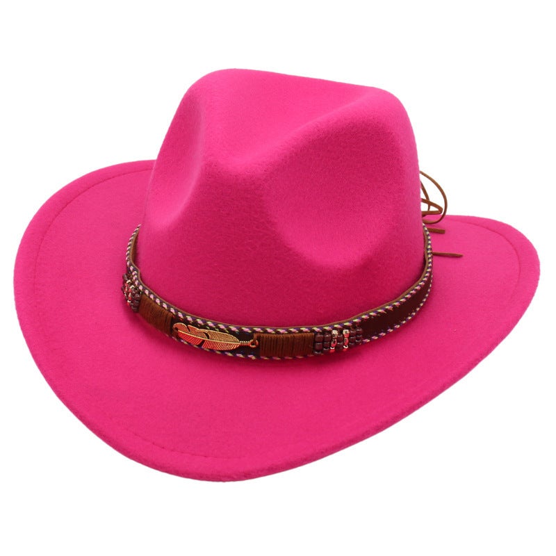Hat Accessory Unisex Colorful Elastic Band DIY Hair Decoration Strap - Image 1