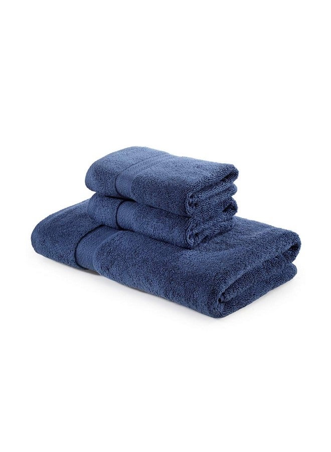 BIANCA [3pc] Ultra Soft Zero Twist 100% Cotton Towel -1pc Bath, 2pc Hand (Paradiso) | Super Absorbent, Fluffy | AeroCore Organic Technology - for Men, Women, Gym, Kitchen Solid-Multi - Image 2