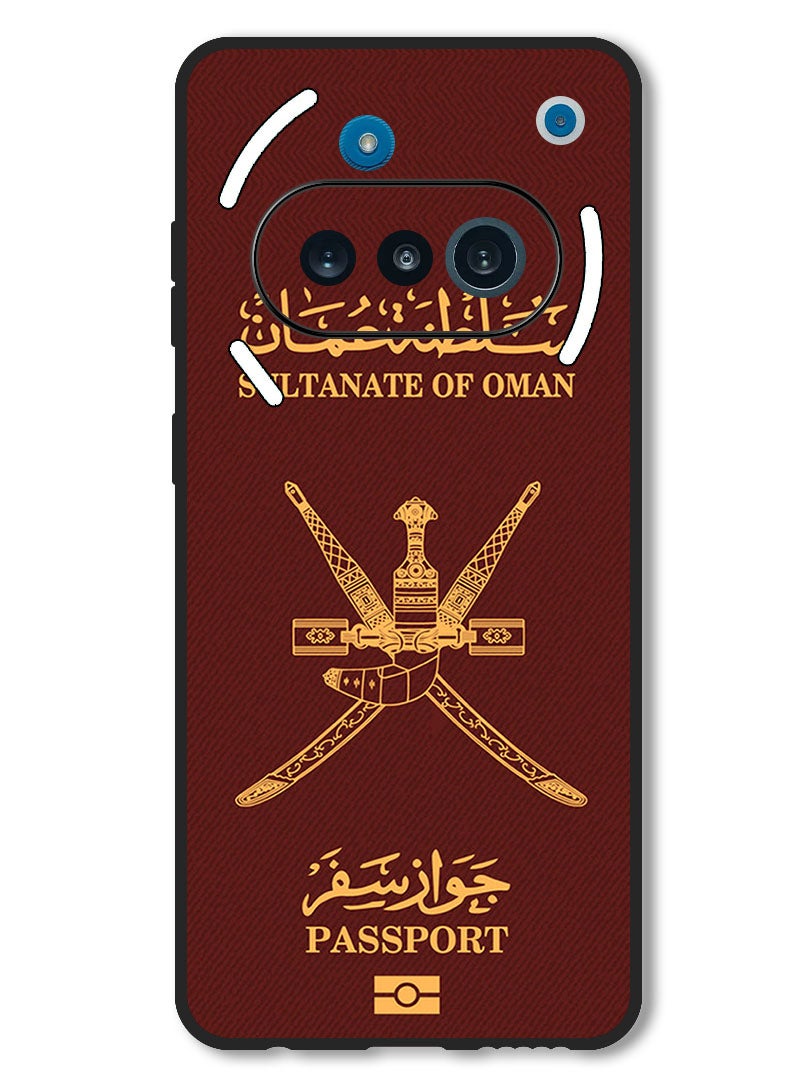 Theodor Case Compatible with Nothing Phone 3a Protection Shockproof Bumper Cover Oman Passport - Image 1