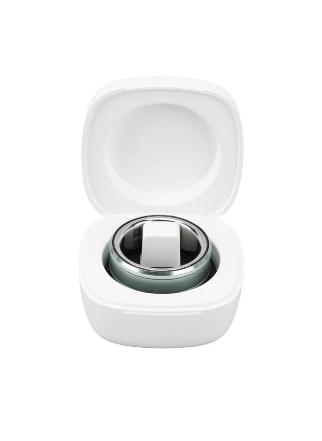 Thoraya Smart Ring Health Tracker Stainless Steel Sleep Temperature Monitoring Step Counting Waterproof Smart Ring with Charging Case Cyan Type 20  - Image 2