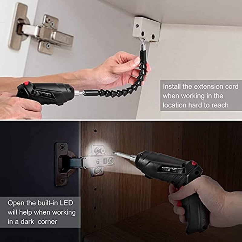 JRS TRADERS 47 in 1 Electric Screwdriver Cordless Drill Portable Driver Machine with Built LED Rechargeable Cordless Power - Image 5