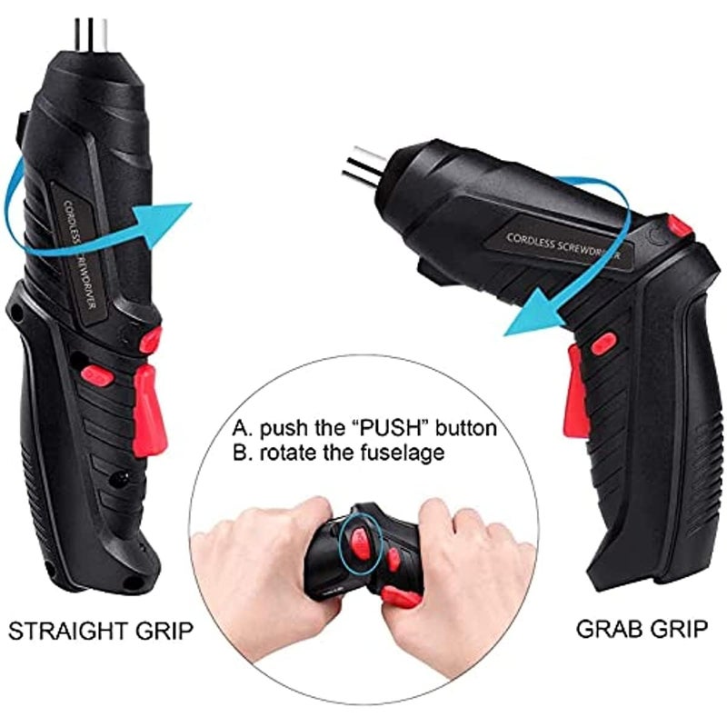 JRS TRADERS 47 in 1 Electric Screwdriver Cordless Drill Portable Driver Machine with Built LED Rechargeable Cordless Power - Image 3