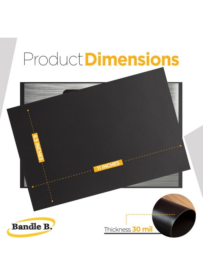 Bandle B. Bandle B Magnetic Sheets For Crafts 8.5"X11". Pack Of 2. Flexible Non Adhesive Magnetic Sheet For Metal Cutting Die Storage. Easy To Organize And Cut For Arts & Crafts Or Scrapbooking. Thickness 30  - Image 2