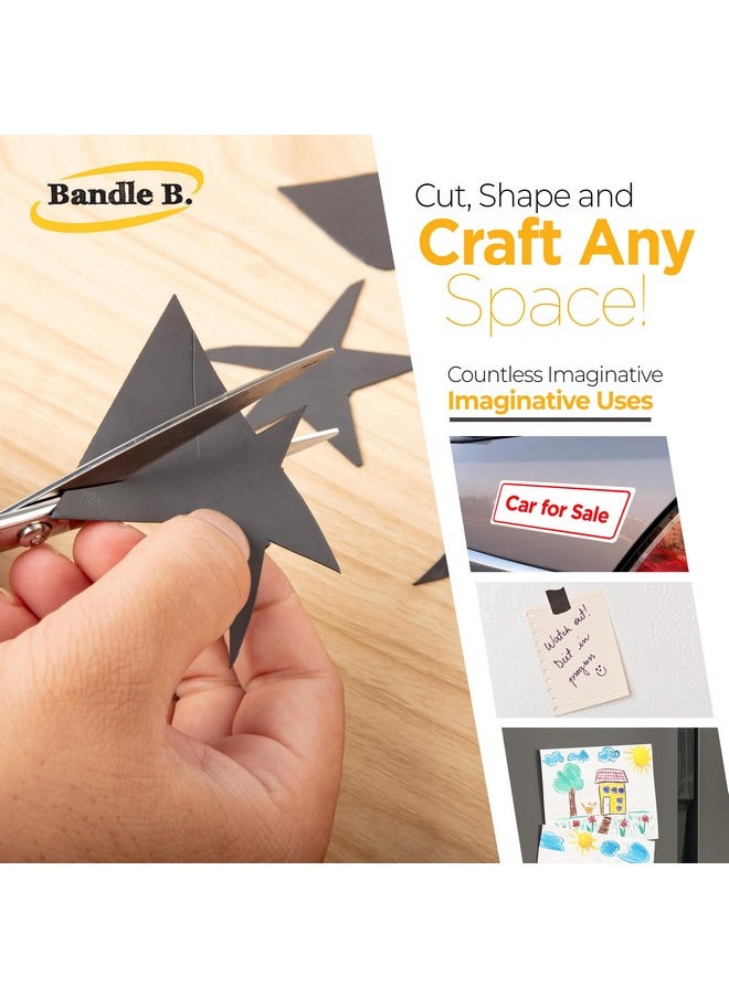 Bandle B. Bandle B Magnetic Sheets For Crafts 8.5"X11". Pack Of 2. Flexible Non Adhesive Magnetic Sheet For Metal Cutting Die Storage. Easy To Organize And Cut For Arts & Crafts Or Scrapbooking. Thickness 30  - Image 5