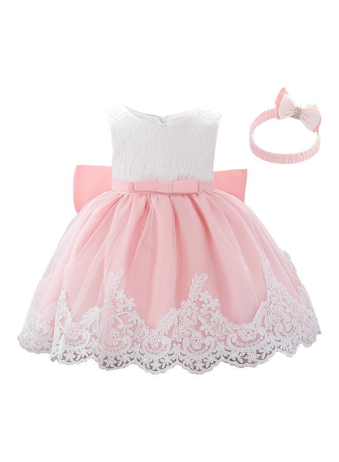 NIBEMINENT 2-Piece Princess Costume Dress And Hairband Set 90cm