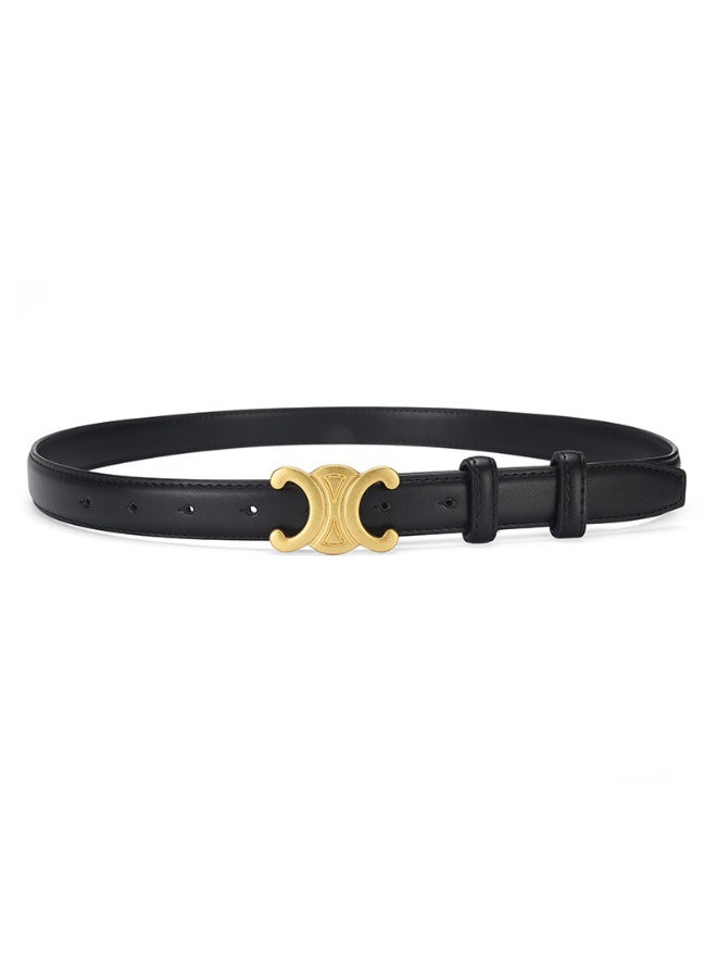 Shougu Ladies Personalized Fashionable High-end Versatile Decorative Belt 105CM 