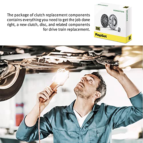 LuK Schaeffler LuK RepSet 17-050 Clutch Kit, OEM Clutch Replacement Kit - Image 2