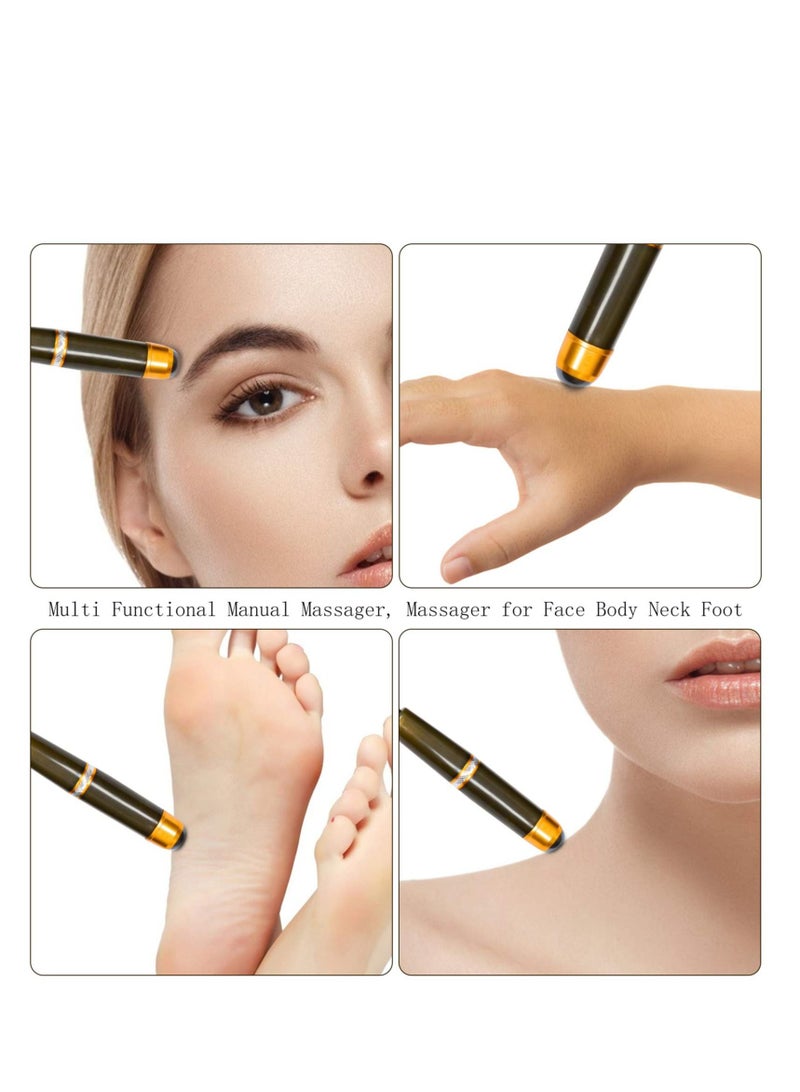 Back Scratcher, Telescoping Extendable Backscratchers with Magnetic Therapy Roller Tooth Slot Design for Travel Home Office Men Women Dark Green - Image 4