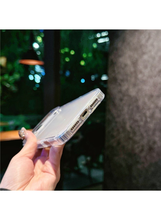 تنطبق على اي فون 17 برو ماكس شفاف حماية الأكمام ، مبهرج نمط الحب - Image 5