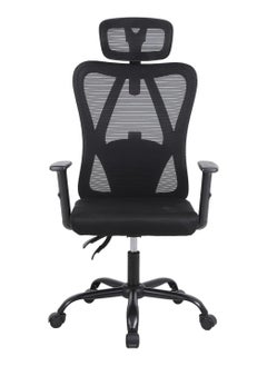 Gogoya Office Chair, Ergonomic Desk Chair Breathable Mesh Chair with Adjustable High Back Lumbar Support Flip-up Armrests, Executive Rolling Swivel Comfy Task Computer Chair for Home Office  - Image 1