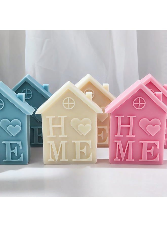 ESEDAGE Home House Mold House Resin Mold House Candle Mold Home Resin Casting Mold Resin Making Molds Silicone Mold for Candle Home Decorate Mold Candle Making Mold 3D Animal Mold - Image 5