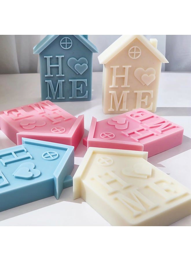 ESEDAGE Home House Mold House Resin Mold House Candle Mold Home Resin Casting Mold Resin Making Molds Silicone Mold for Candle Home Decorate Mold Candle Making Mold 3D Animal Mold - Image 3