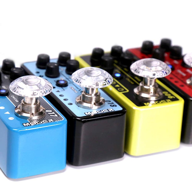 MOOER Shrooms Clear Footswich Topper Guitar Effects Pedal Cap Multi Processor Pedalboard Toppers - Image 1