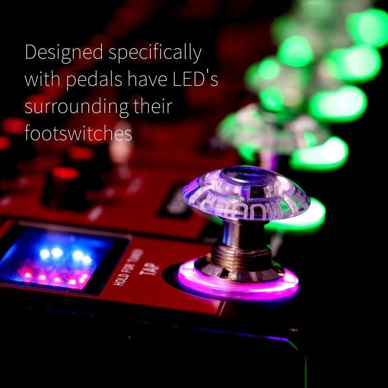 MOOER Shrooms Clear Footswich Topper Guitar Effects Pedal Cap Multi Processor Pedalboard Toppers - Image 4