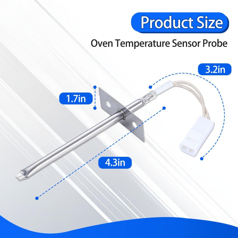 DRELD 316233902 316217008 Oven Temperature Sensor Probe, Compatible with Frigidaire, Kenmore Range, Replace 316217008 316233900 316233903 4929364 AP6888260 PS12724046 EAP12724046 - Image 2