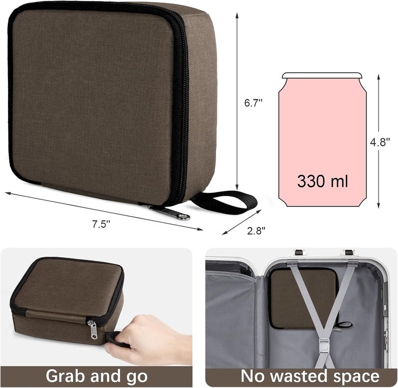 Bukere Travel Sunglasses Organizer Case, Adjustable Slot For Multiple Pairs, Portable Eyeglasses Storage Box for Men Women - Image 4
