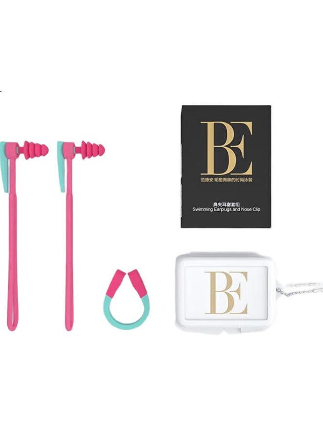 Balneaire Premium Vacation Nose Clip And Ear Plug Set, 3D Frame Anti-Slip Nose Clip, Silicone, Suitable For Children - Image 1