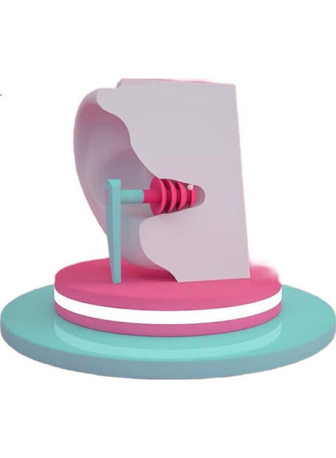 Balneaire Premium Vacation Nose Clip And Ear Plug Set, 3D Frame Anti-Slip Nose Clip, Silicone, Suitable For Children - Image 3