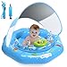 GEEQUFLOAT Baby Pool Float with Canopy Inflatable Baby Swim Float with UPF50 Sun Protection Infant Pool Float with Toy Play ConsoleSafety Handles LeashesAdjustable Safety Seat For Toddler Aged 636 Months - Image 3