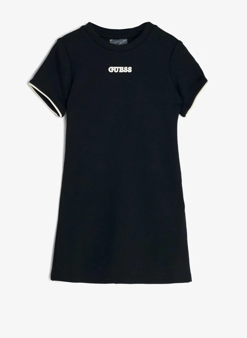 GUESS Youth Logo Short Sleeve Mini Dress