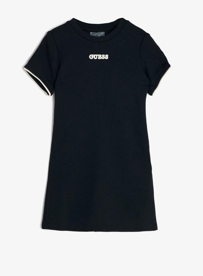 GUESS Youth Logo Short Sleeve Mini Dress - Image 2