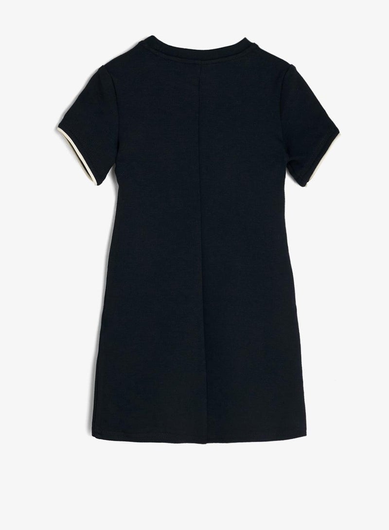 GUESS Youth Logo Short Sleeve Mini Dress - Image 3