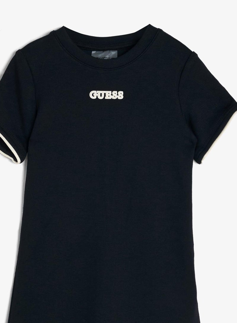 GUESS Youth Logo Short Sleeve Mini Dress - Image 4