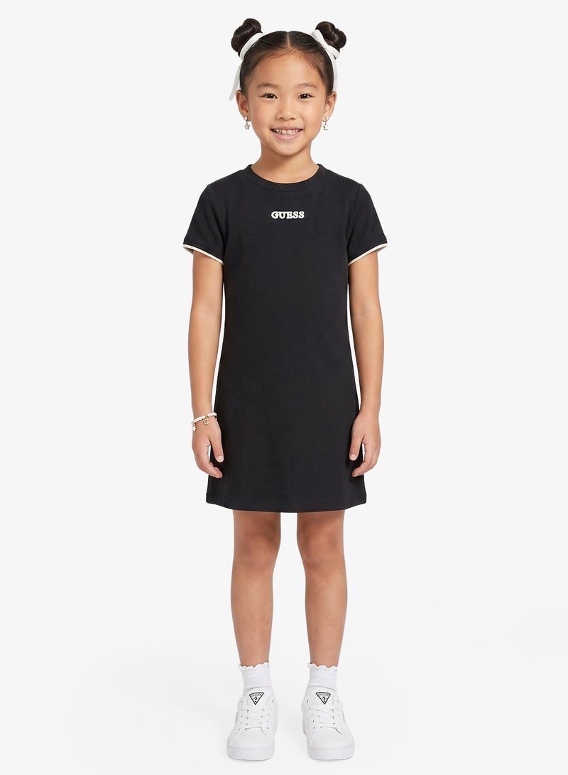 GUESS Youth Logo Short Sleeve Mini Dress - Image 1