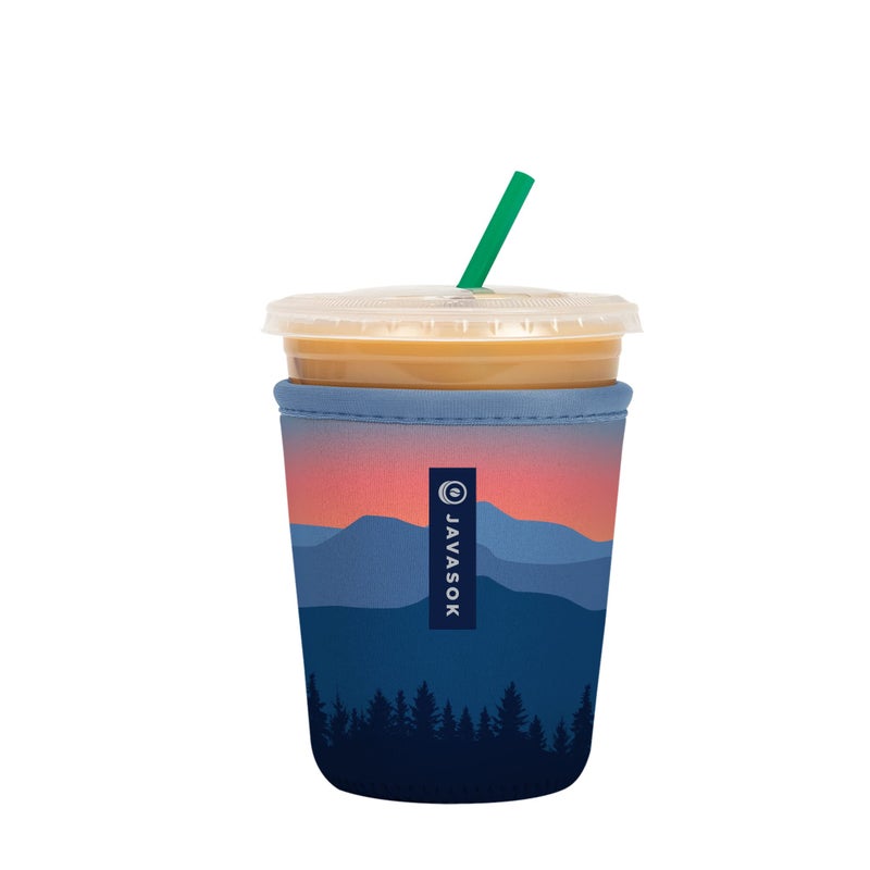 Sok It Sok It JavaSok Iced Coffee  Cold Soda Insulated Neoprene Cup Sleeve Blue Ridge Small 1620oz