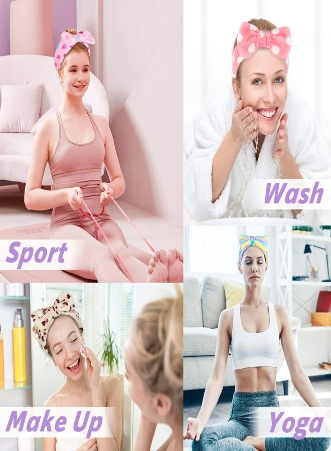 3 اوترس مجموعة من 12 ربطة رأس سبا للنساء بتصميم ثعالب الماء، ربطة رأس للمكياج لغسل الوجه، ربطات رأس ناعمة من الألياف الدقيقة للعناية بالبشرة للفتيات والمراهقات، سبا للوجه أثناء الاستحمام، هدايا عيد الميلاد - Image 5