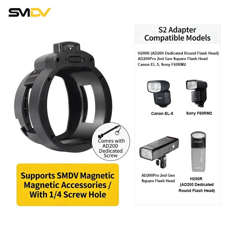 أمبيتيفول صندوق إضاءة ناعم Ambitful, A2 Adapter - Image 3
