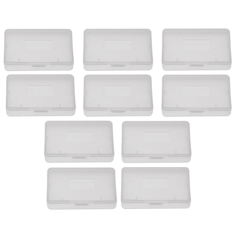 Serounder Game Case Box for 10pcs Transparent Anti Dust Cover Cartridge Game Case Box GBA Protective HolderTransparent - Image 2