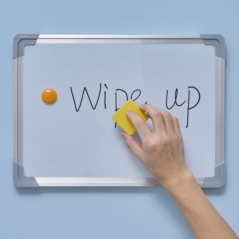 Favide 24 Pack Magnetic Whiteboard Dry Erase Erasers Chalkboard Cleansers for Classroom, School Supplies and Office (Square, 8 Color) - Image 5