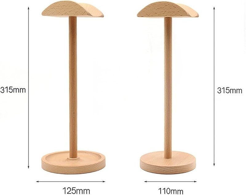 Flexible Wooden Headphone Stand Universal Gaming Headset Holder Color F - Image 5