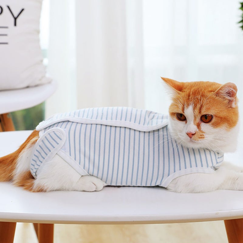 Pet Cat Recovery Suit Abdominal Wounds Protector Post-Operative Clothes - Image 3